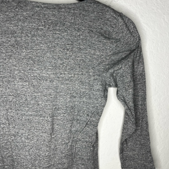 Cabi Gray Henley Top Medium Long Sleeve 100% Cotton Stretch Style 872 Casual - Picture 8 of 9